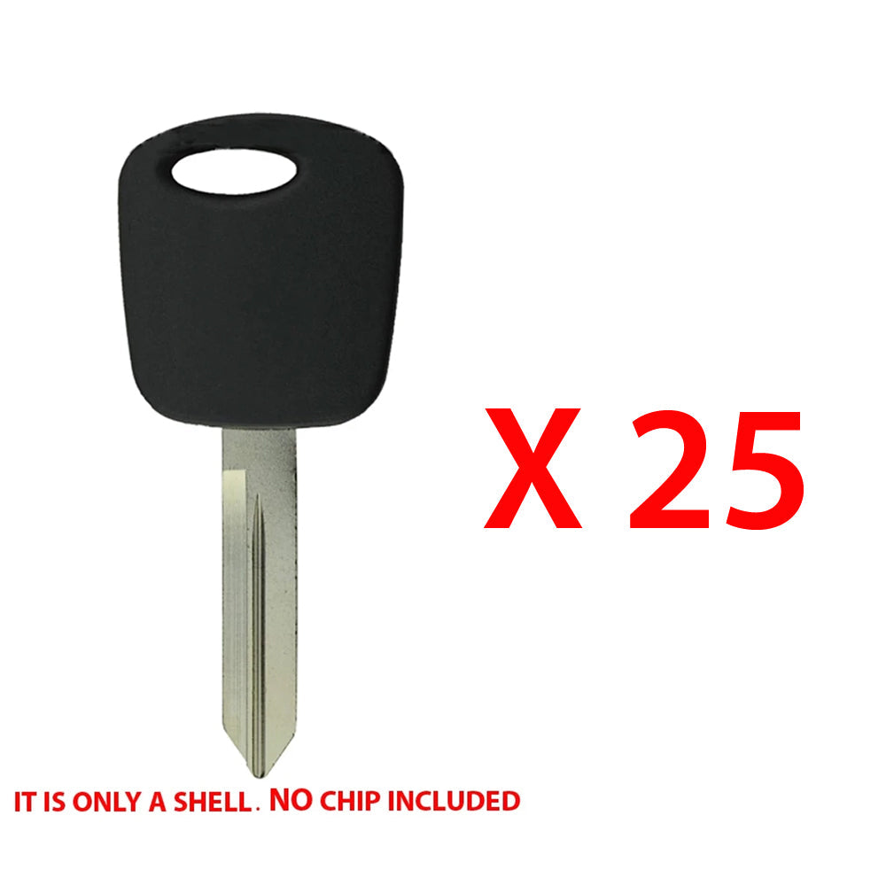 1996 - 2006 Ford Lincoln Mercury Key Shell  H72PT (25 Pack)