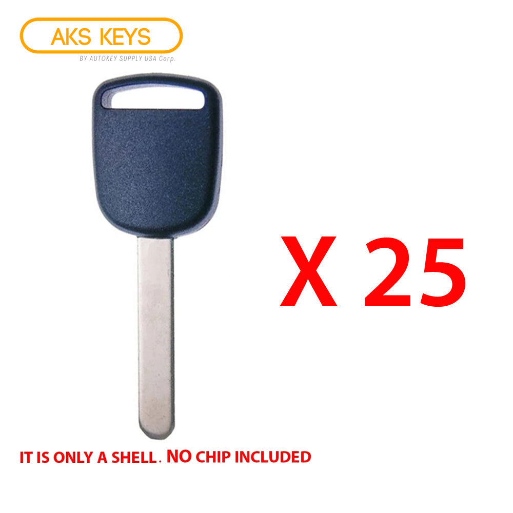 2003 - 2016 Honda Key Shell - HO01 (25 Pack)