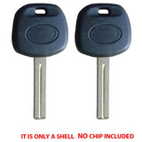 1998 - 2010 Lexus Key Shell - Short Blade / TOY48BT4 (2 Pack)