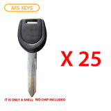 2000 - 2007 Mitsubishi Key Shell / MIT6 (25 Pack)