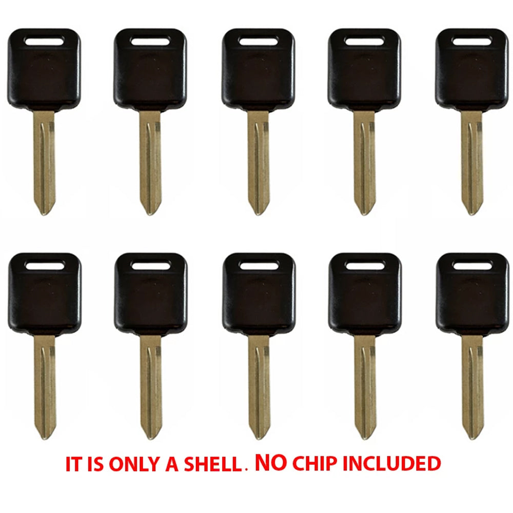 1999 - 2014 Nissan Infiniti Transponder Key Shell - DA34 (10 Pack)