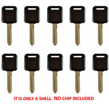 1999 - 2014 Nissan Infiniti Transponder Key Shell - DA34 (10 Pack)