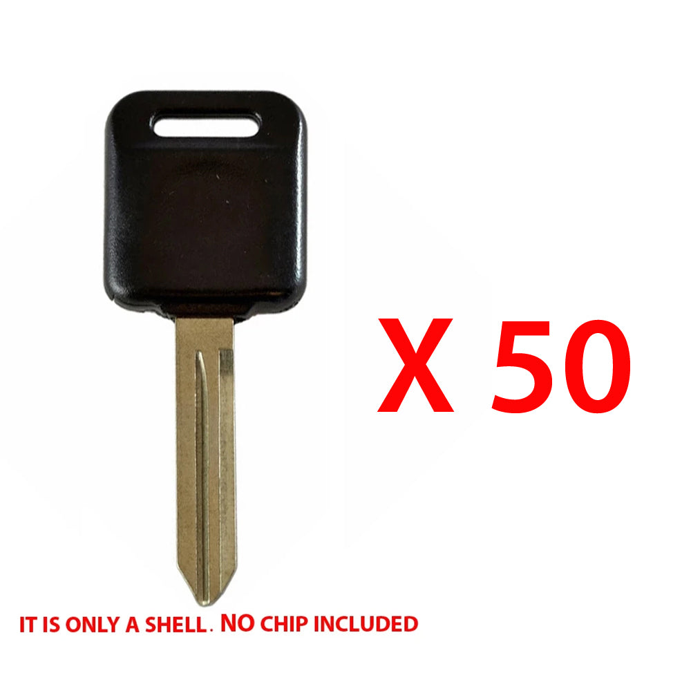 1999 - 2014 Nissan Infiniti Transponder Key Shell - DA34 (50 Pack)