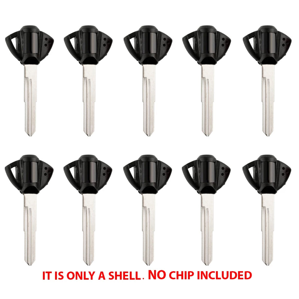 Suzuki Motorcycle Black Key Shell (10 Pack)