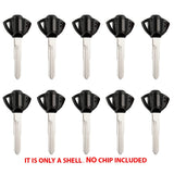 Suzuki Motorcycle Black Key Shell (10 Pack)