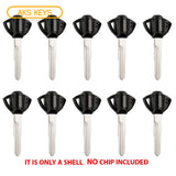 Suzuki Motorcycle Black Key Shell (10 Pack)