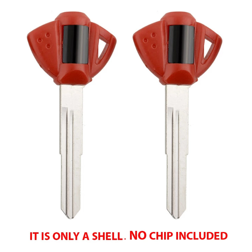 Suzuki Motorcycle Red Key Shell (2 Pack)