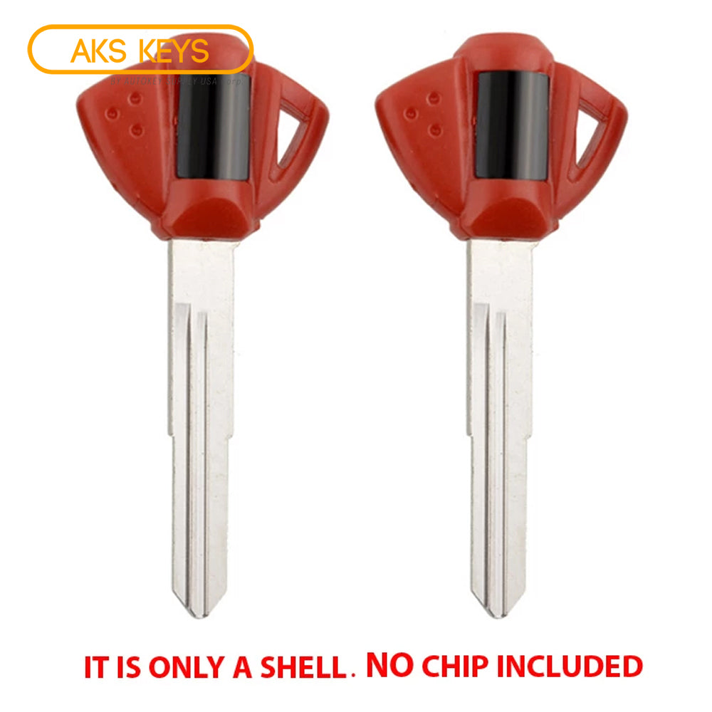 Suzuki Motorcycle Red Key Shell (2 Pack)