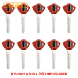 Suzuki Motorcycle Red Key Shell (10 Pack)