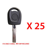 2000 - 2010 VW Key Shell (25 Pack)