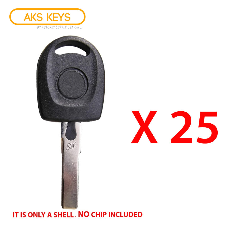 2000 - 2010 VW Key Shell (25 Pack)