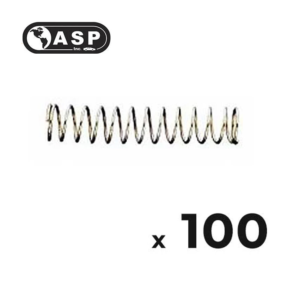 ASP Universal Springs for Door Lock and Ignition Cylinders P-00-100 (100 Pack)