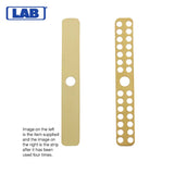 LAB - LBCSP50 Brass Capping Strip (50 Polybag)