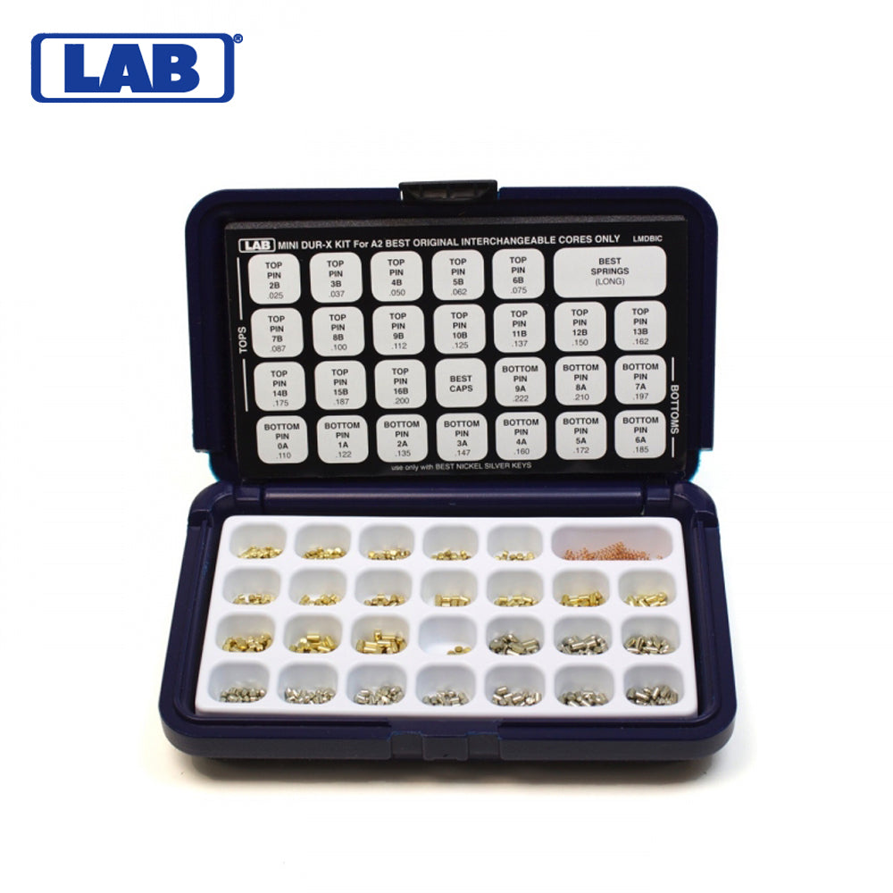 LAB - LMDBIC - Mini DUR-X - BEST A2 ICore Rekeying Pin Kit