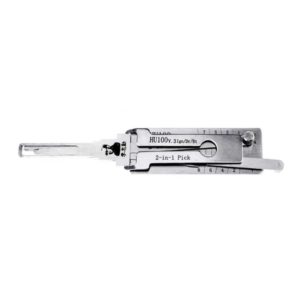 Original Lishi GM HU100 V.3 (8 Cuts) 2in1 Decoder and Pick