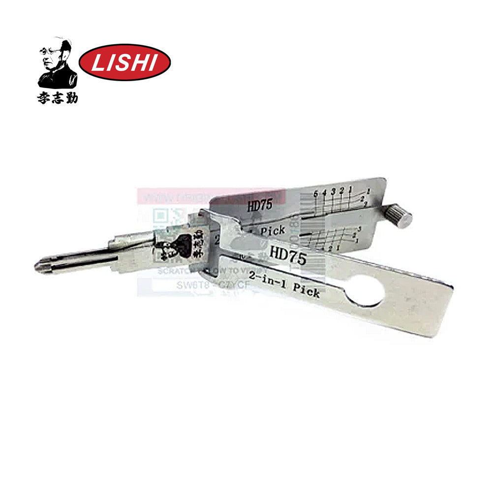 Original Lishi Honda Motorcycles Anti Glare 2-in-1 Pick & Decoder HD75