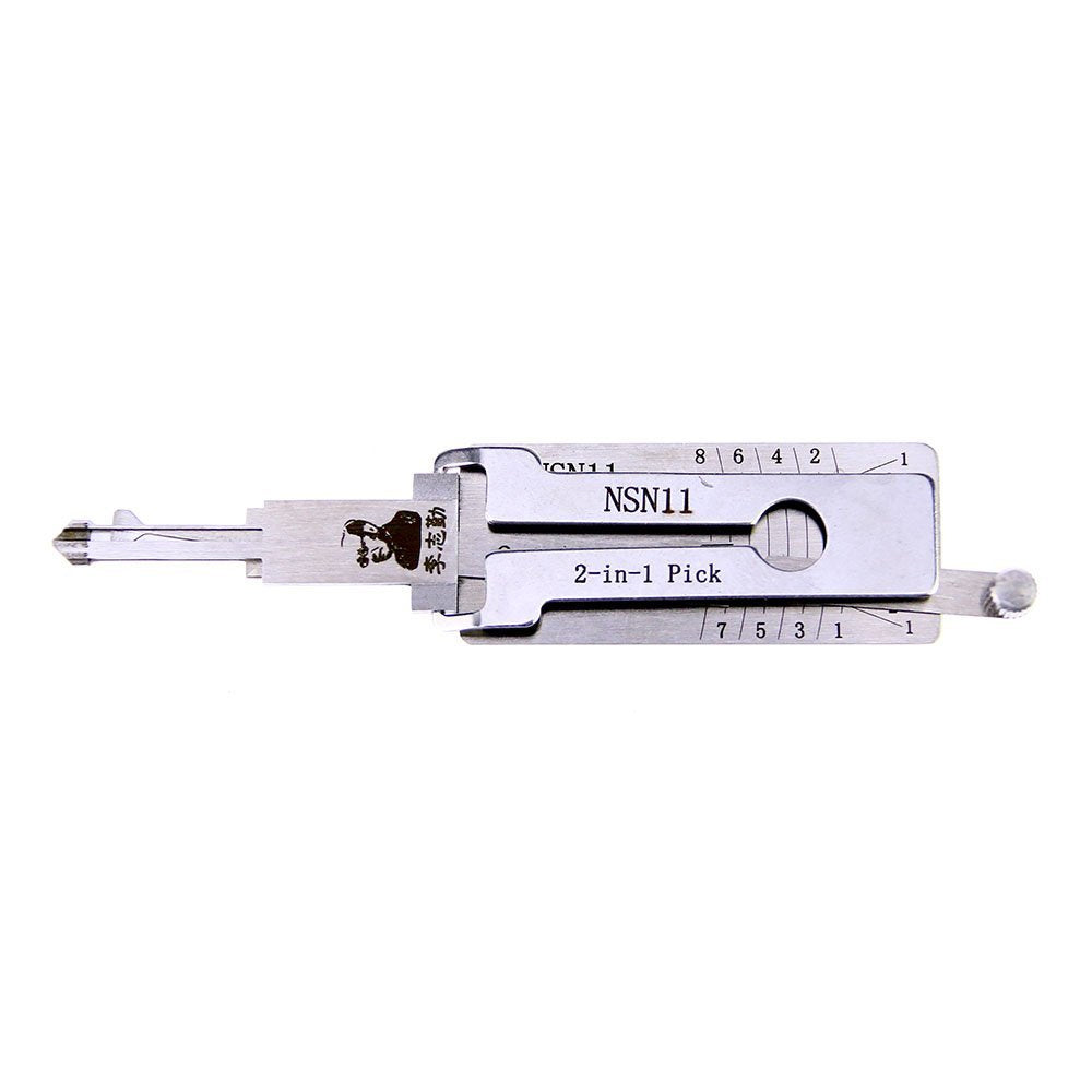 Original Lishi NSN11 2in1 Decoder and Pick for Nissan