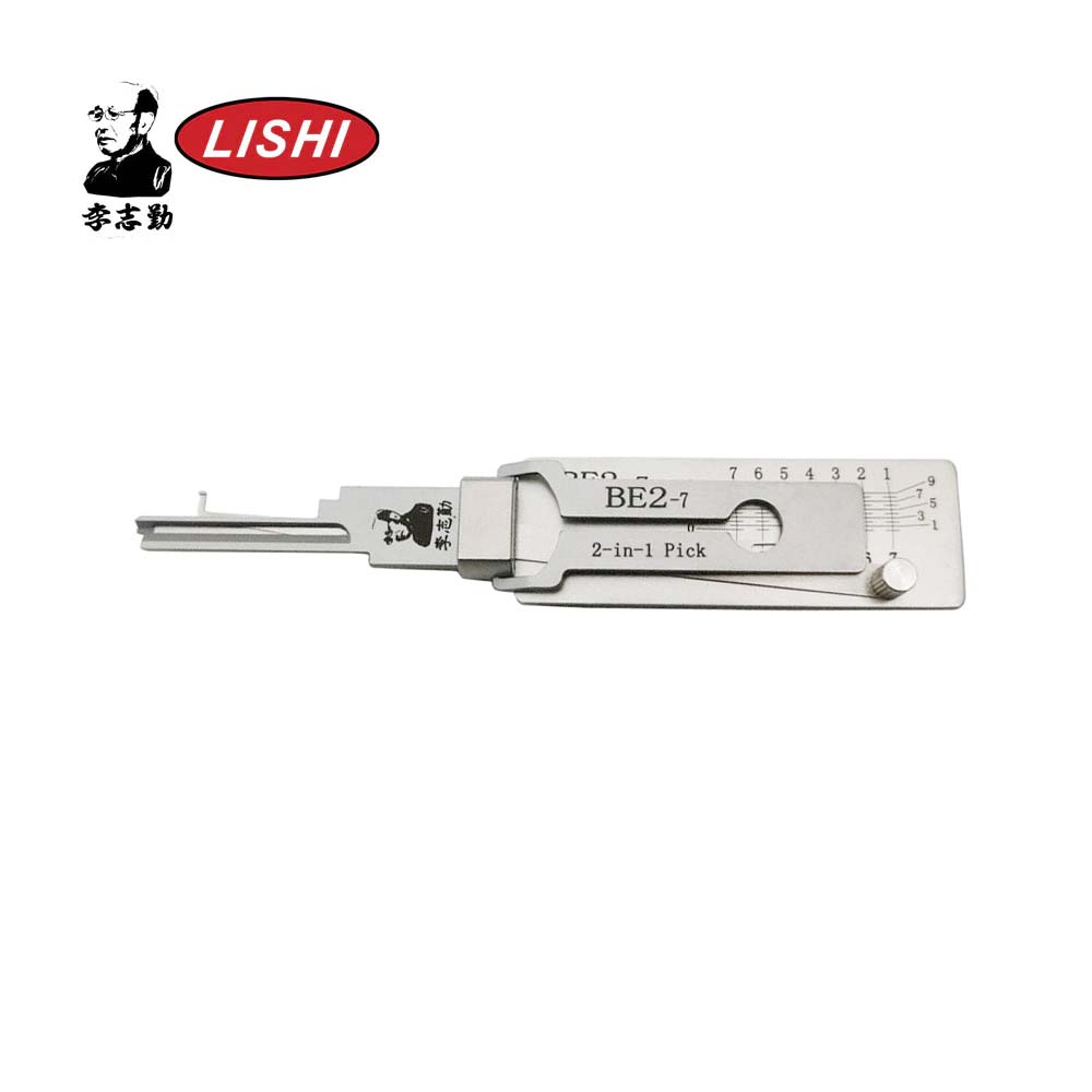 Original Lishi Anti Glare 2-in-1 Pick & Decoder BEST A Residential BE2 7-Pin