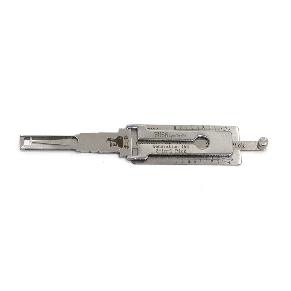 Original Lishi HU66 (Single Lifter) 2in1 Decoder and Pick for VW, Audi, Ford, Seat, Porsche, Skoda