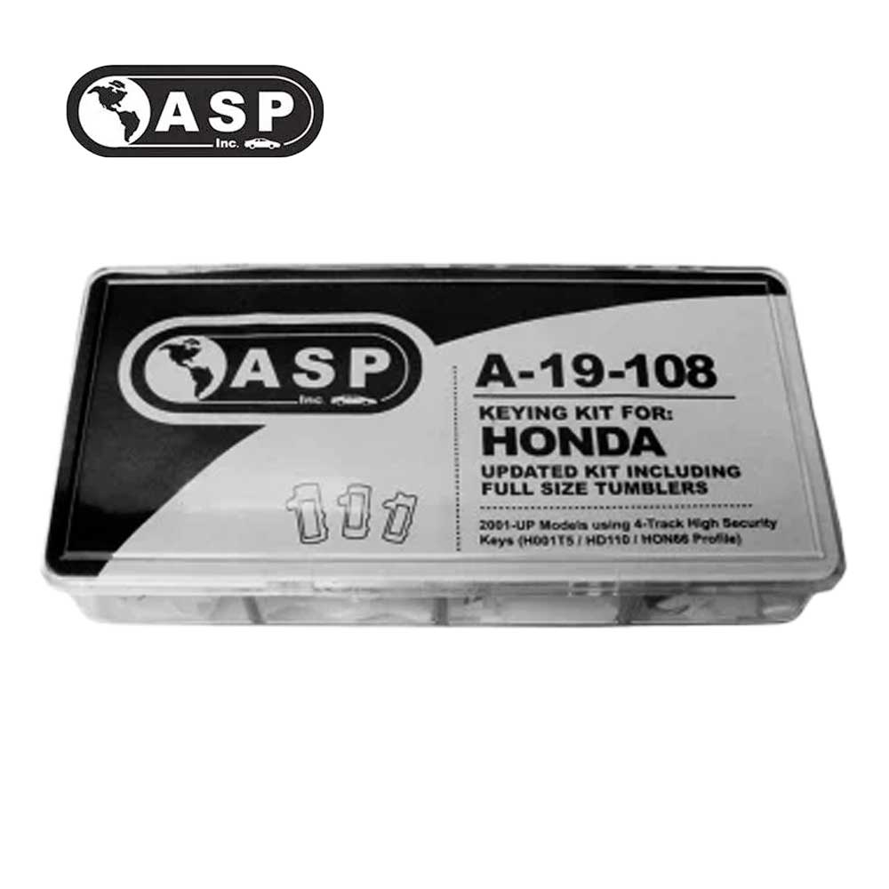 2004 - 2019 ASP Honda/Acura High Security Service Kit All Locks (A-19-108)