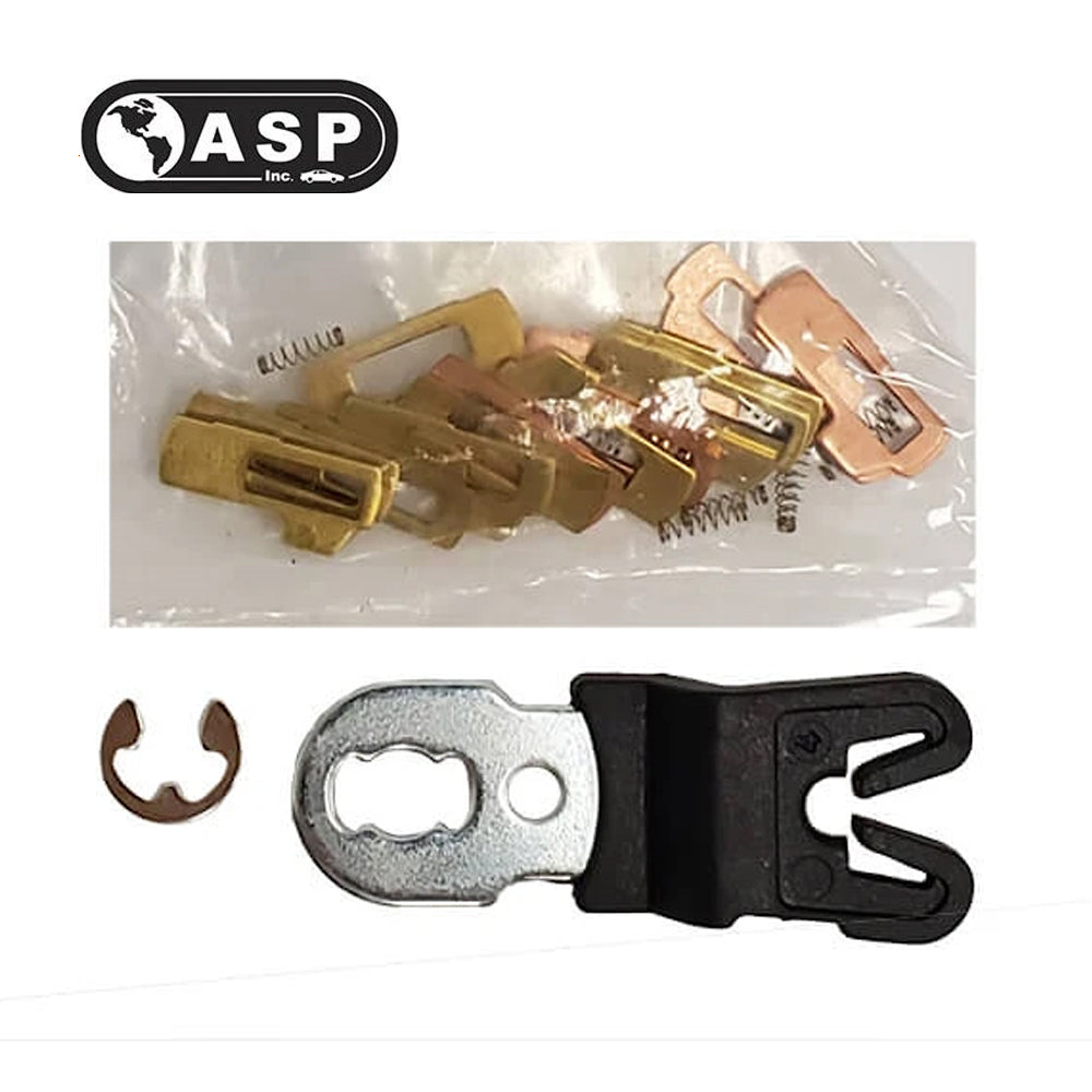 1995 - 2012 ASP Ford Door Lock Service Pack 8 Cut W/O Kit Black Cap D-42-262