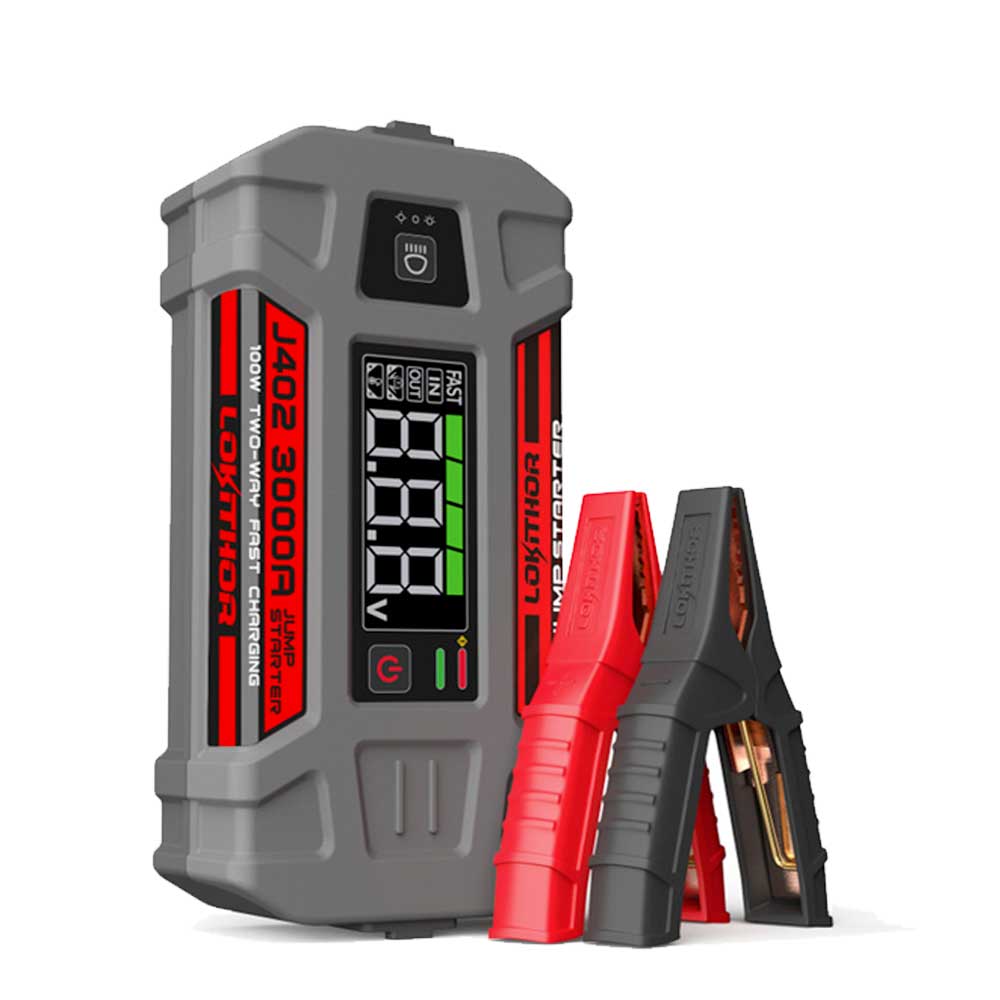 LOKITHOR J402 Jump Starter 30000mAh 12V Battery Booster 88.8 Wh