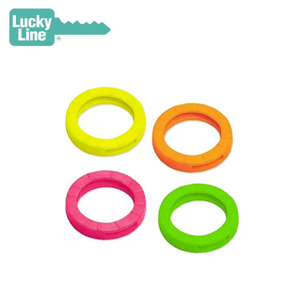 Lucky Line - 16706 - Medium - Key Identifiers - Neon Assorted Colors - 4/Cd