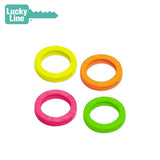 Lucky Line - 16706 - Medium - Key Identifiers - Neon Assorted Colors - 4/Cd