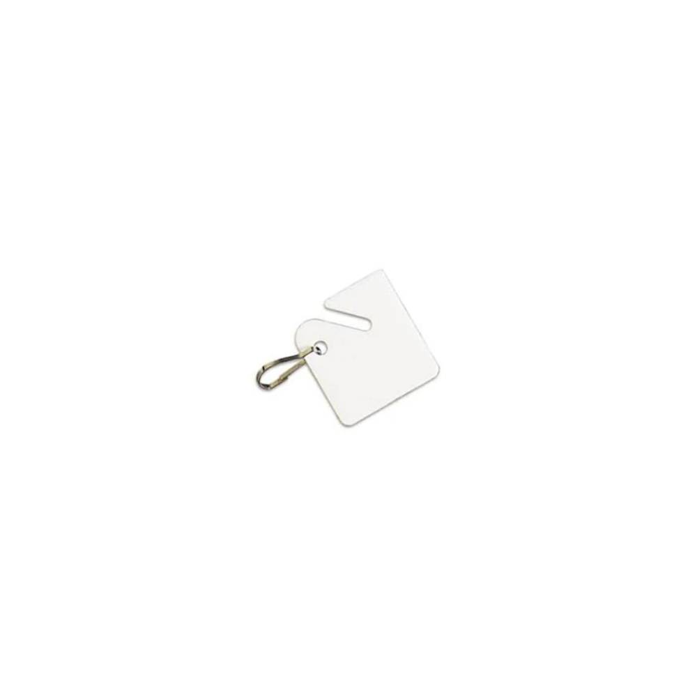 Lucky Line - 26090 - White - Cabinet Tags with Hook - 20/Pack