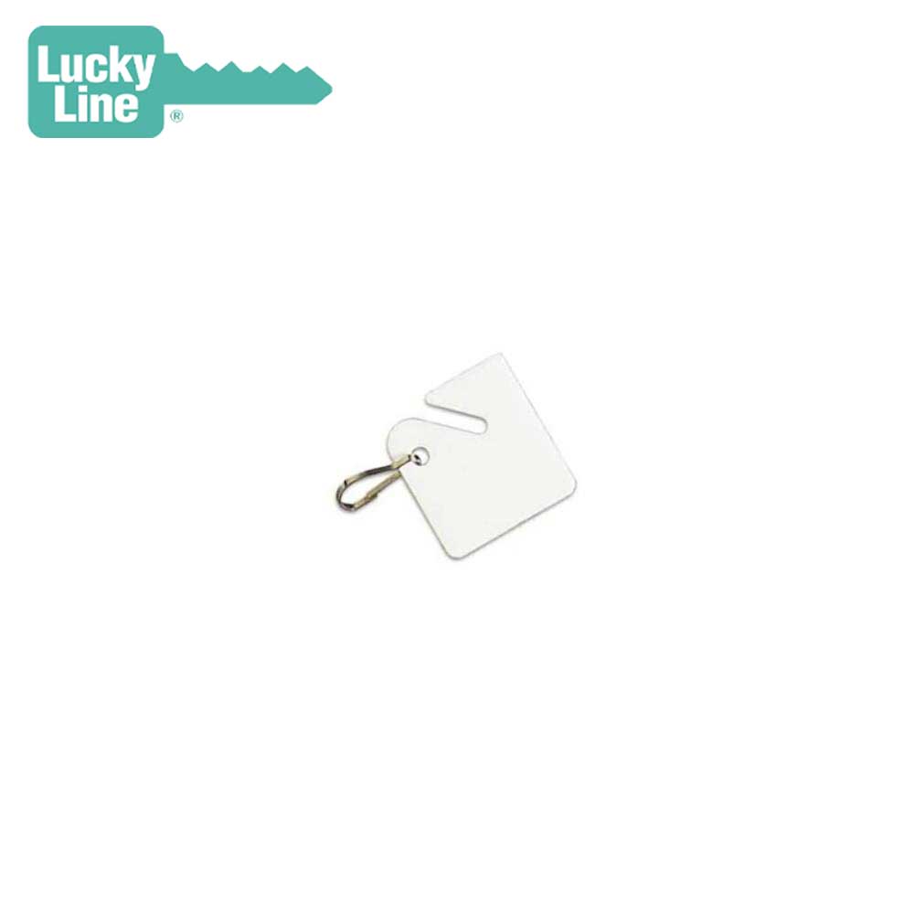 Lucky Line - 26090 - White - Cabinet Tags with Hook - 20/Pack