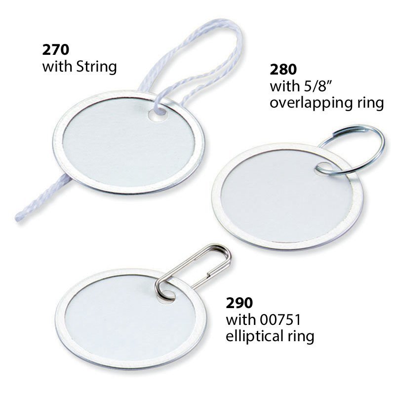 1-1/4 PAPER TAG W/RING 20/PK