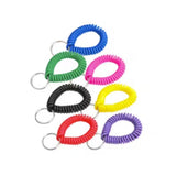 Lucky Line - 4101005 - Assorted Colors - Wrist Coil With Ring - 5 Pack