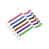 Lucky Line - 41601 - Assorted Colors - Designer Key Coil with Clip - 1 Pack