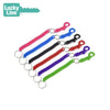 Lucky Line - 41601 - Assorted Colors - Designer Key Coil with Clip - 1 Pack