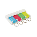 Lucky Line - 60540 - 4 Keys  Rugged plastic Rack - Assorted - 1 Pack