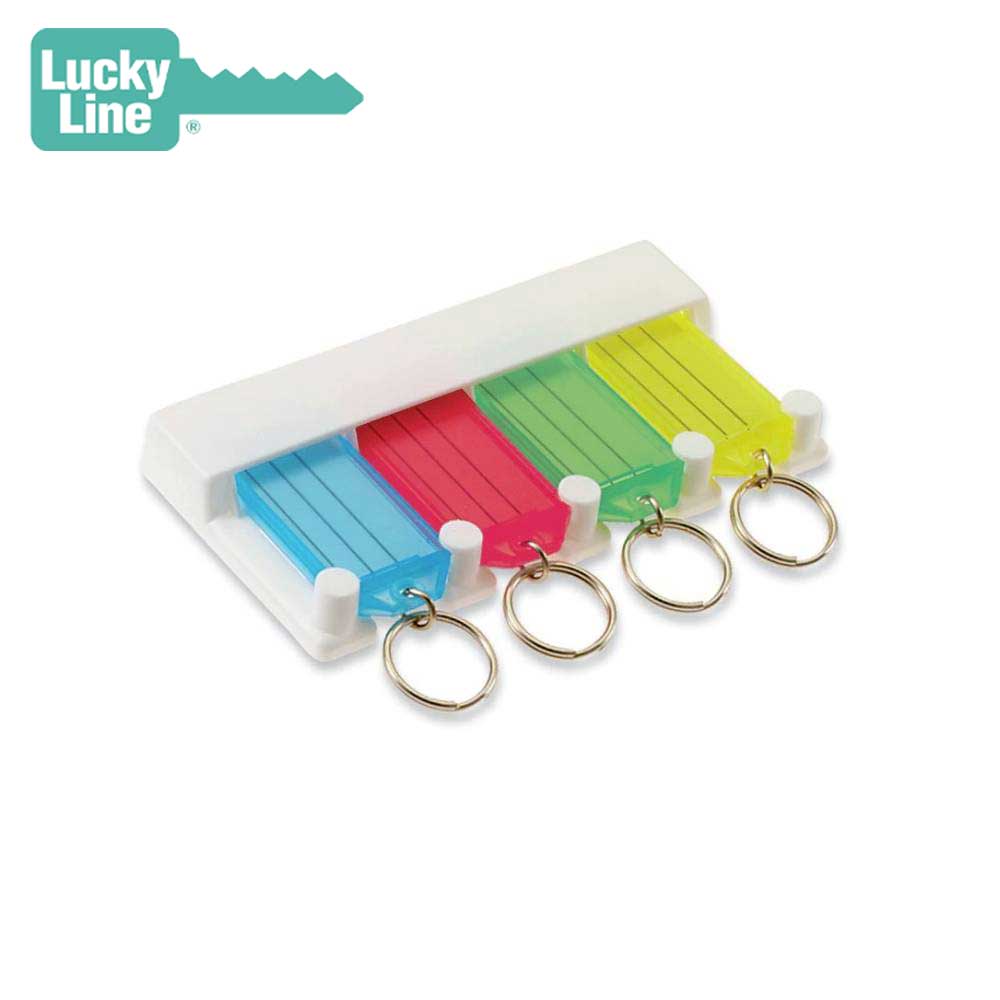 Lucky Line - 60540 - 4 Keys  Rugged plastic Rack - Assorted - 1 Pack