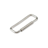 Lucky Line - 70401 - Silver - Spring Sleeve Key Ring - 1 Pack