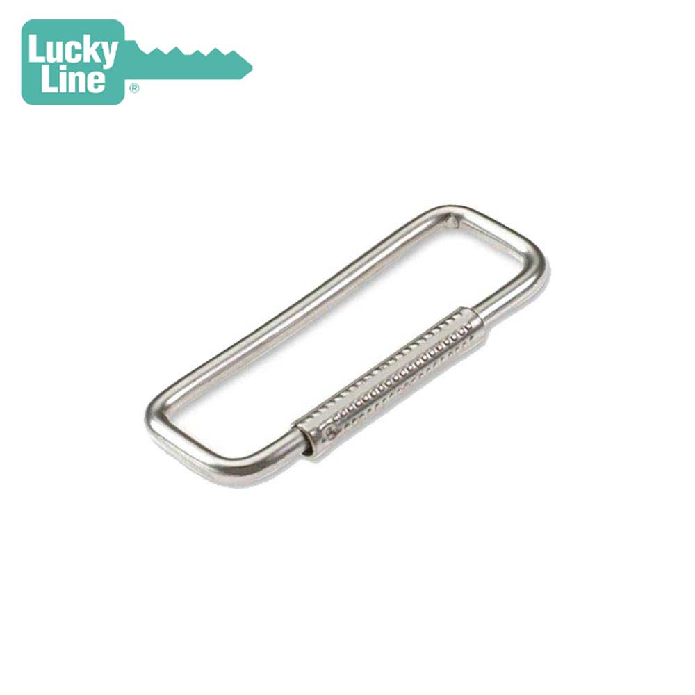 Lucky Line - 70401 - Silver - Spring Sleeve Key Ring - 1 Pack