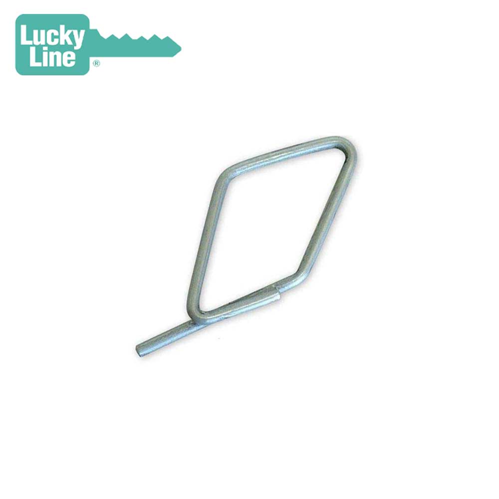 Lucky Line - 74800 - Diamond Fastener Blunt Blunt End - Silver - 100 Pack