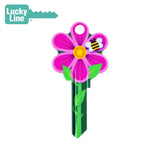 Lucky Line - B106S - Flower Key Shapesâ„¢ - Schlage (SC1) - 5 Pack