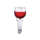 Lucky Line - B108K - Red Wine Key Shapesâ„¢ - Kwikset - (KW1)- 5 Pack