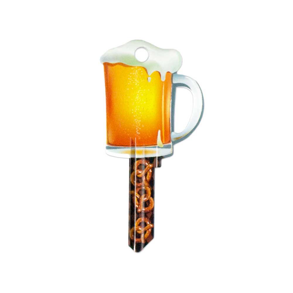 Lucky Line - B110S - Beer Mug Key Shapesâ„¢ - Schlage (SC1) - 5 Pack