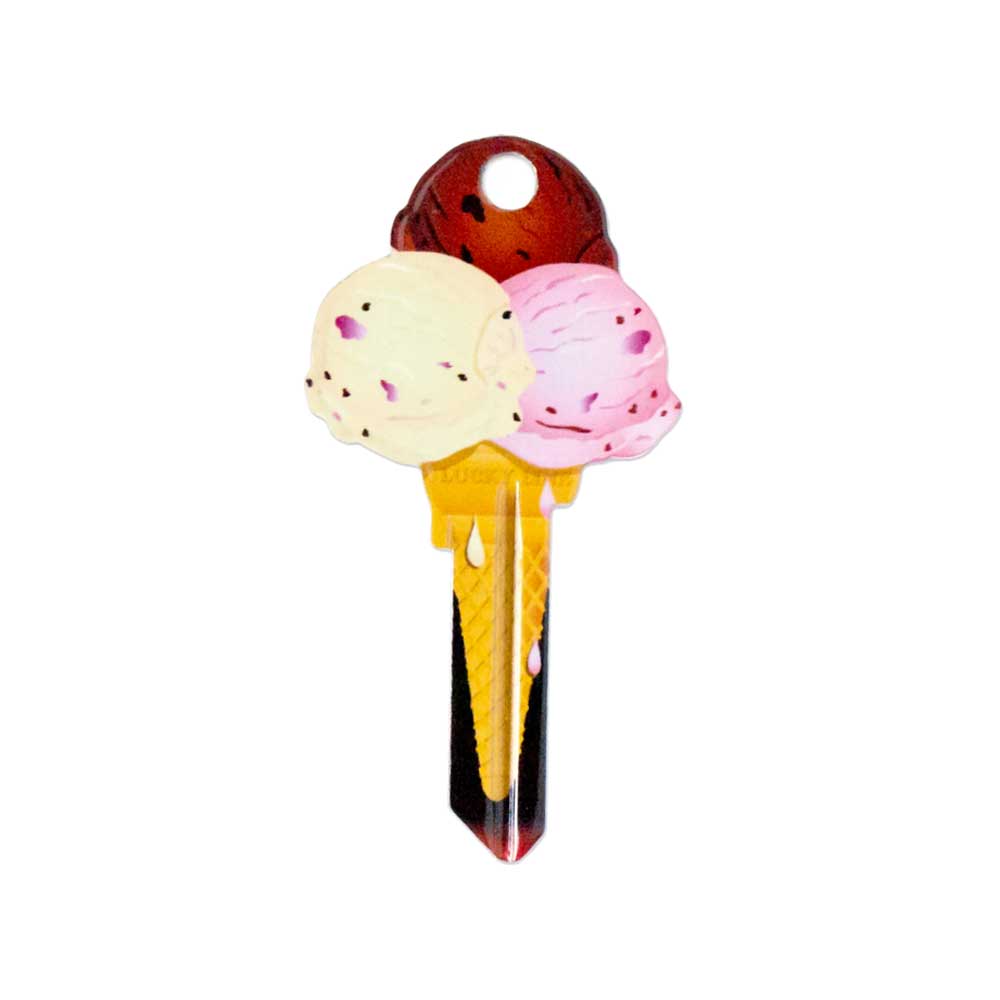 Lucky Line - B111K - Ice Cream Key Shapesâ„¢ - Kwikset (KW1) - 5 Pack