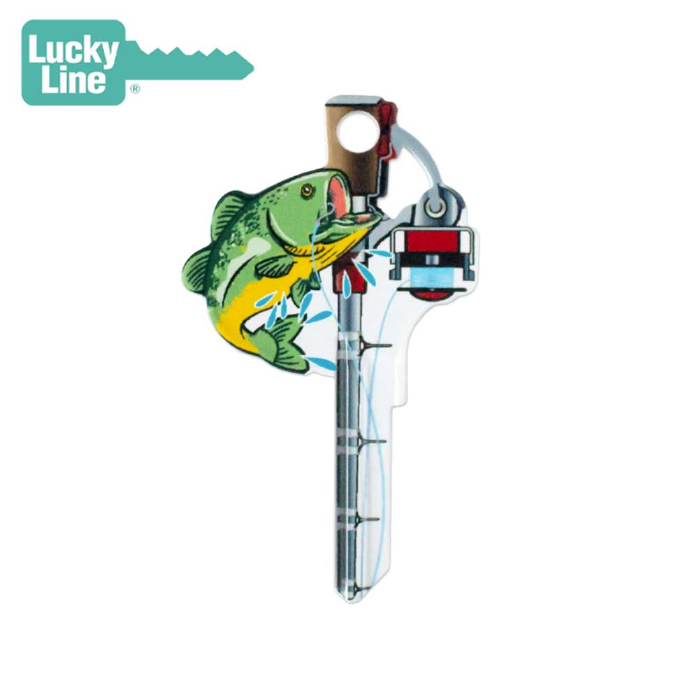 Lucky Line - B117S - Fishing Key Shapesâ„¢ - Schlage (SC1) - 5 Pack