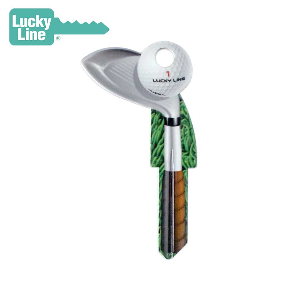 Lucky Line - B119K - Golf Key Shapesâ„¢ - Kwikset (KW1) - 5 Pack