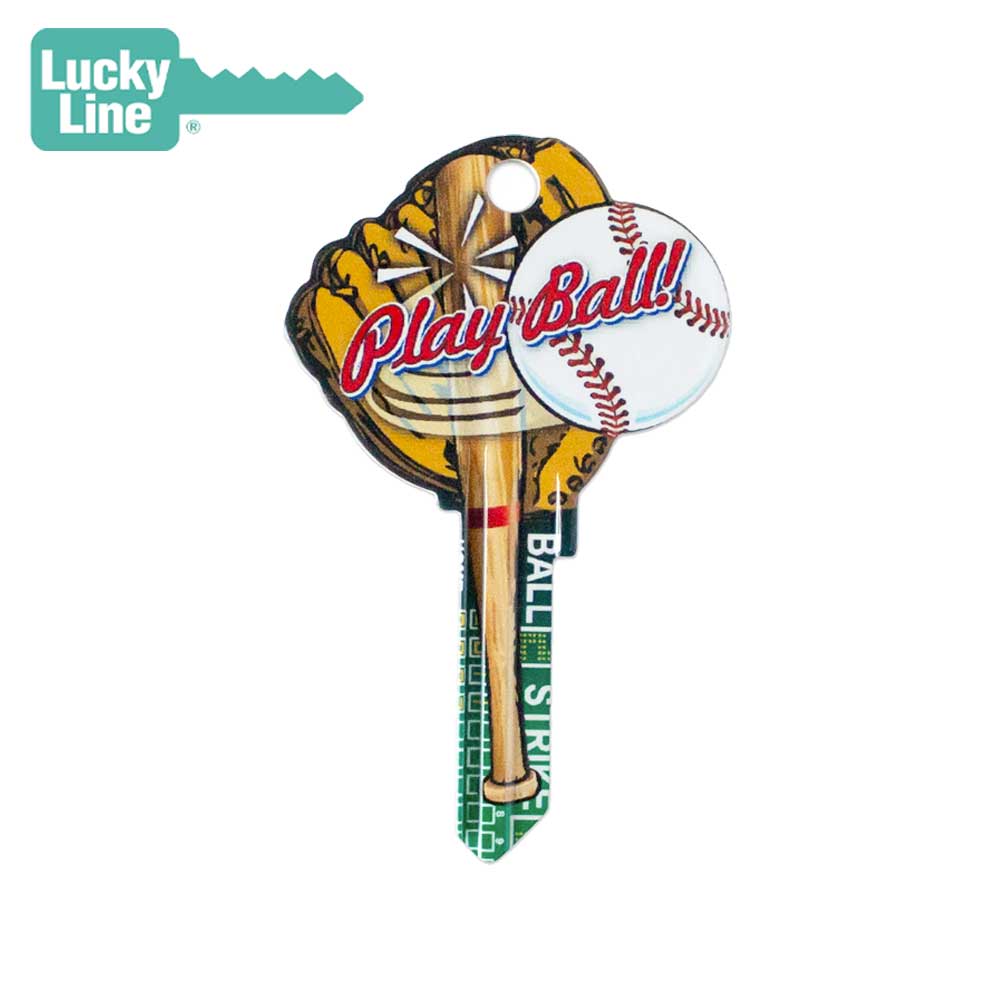 Lucky Line - B120K - Baseball Key Shapesâ„¢ - Kwikset (KW1) - 5 Pack