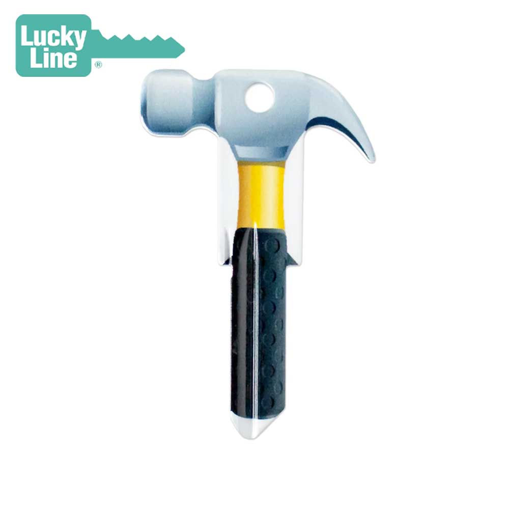 Lucky Line - B122K - Hammer Key Shapesâ„¢ - Kwikset (KW1) - 5 Pack