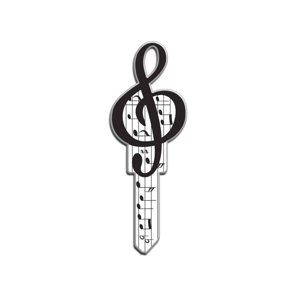 Lucky Line - B125K - Music Key Shapesâ„¢ - Kwikset (KW1) - 5 Pack