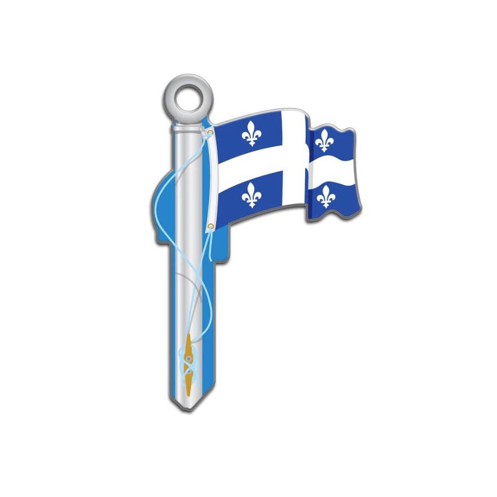 Lucky Line - B129K - Quebec Flag Key Shapesâ„¢ - Kwikset (KW1) - 5 Pack&lt;