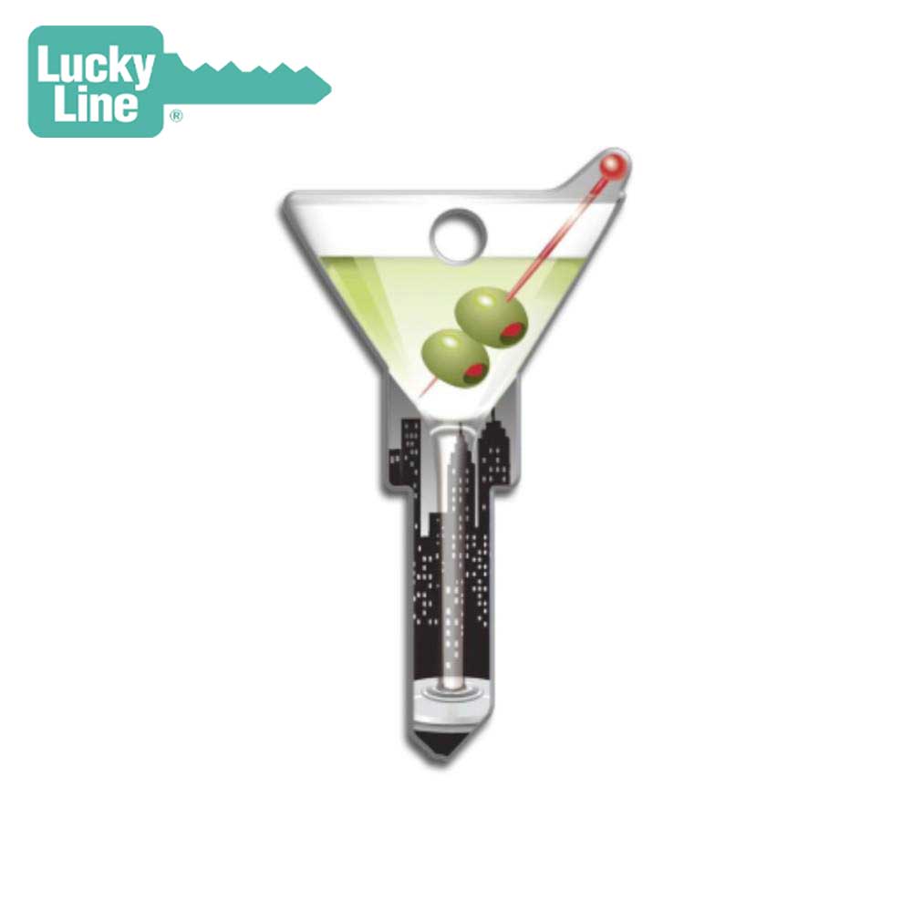 Lucky Line - B133S - Martini Key Shapesâ„¢ - Schlage (SC1) - 5 Pack